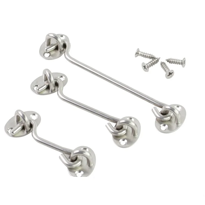 3 8 дюймов металлический дверной держатель замок полумесяц окна безопасности