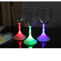 led flash wine glass cup colorful changed glow goblet cups for bar wedding christmas party table ornaments decorations