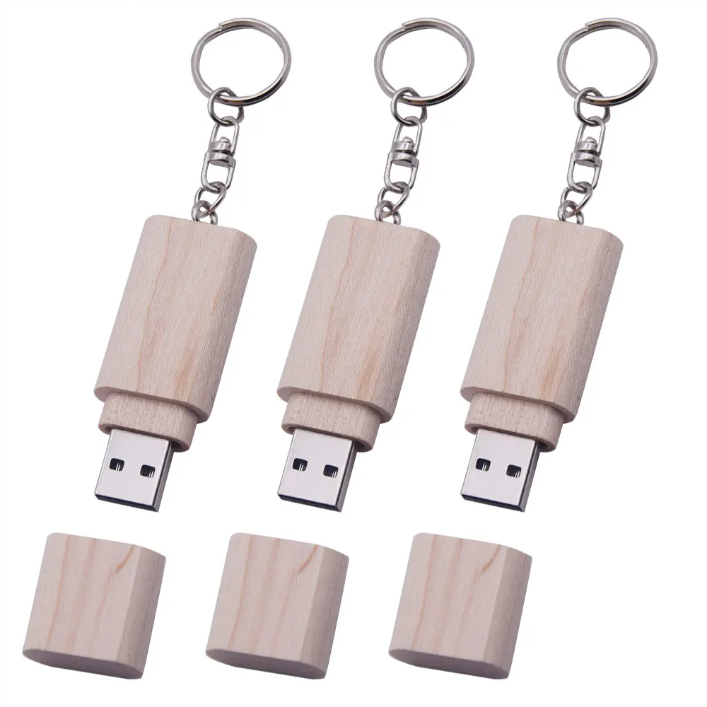 

100% full capacity USB 2.0 Flash Drive 64gb Pen drive cle usb 32GB 16GB 8GB 4GB Pendrive 128gb wooden Waterproof USB custom logo