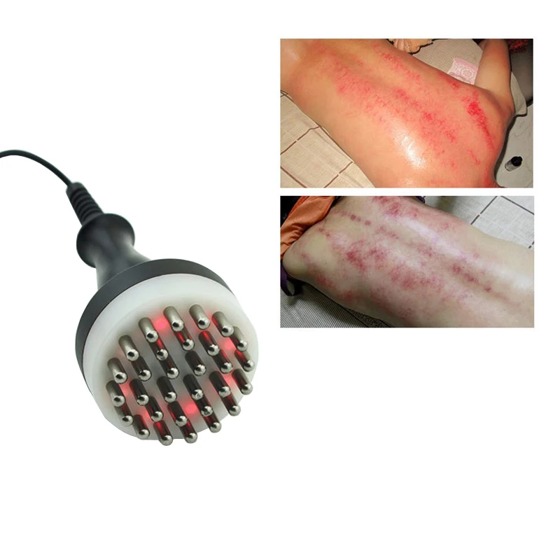 Meridian Brush, Infrared Micro-Electric Heating Health Scraping Device Slimming Body Brush, Gentle Natural Cellulite Massager