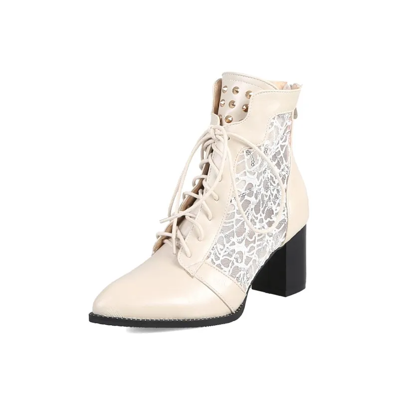 Туфли для девочек больших размеров с римскими Баотоу остроносые и на толстом