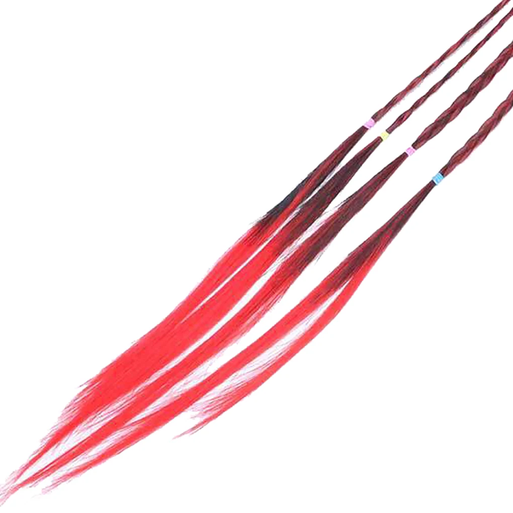 

Kids Headwear Colorful Wigs Ponytail Hair Ornament Headbands Rubber Bands Girls Twist Elastic Rope Hairpiece Hair Accessories