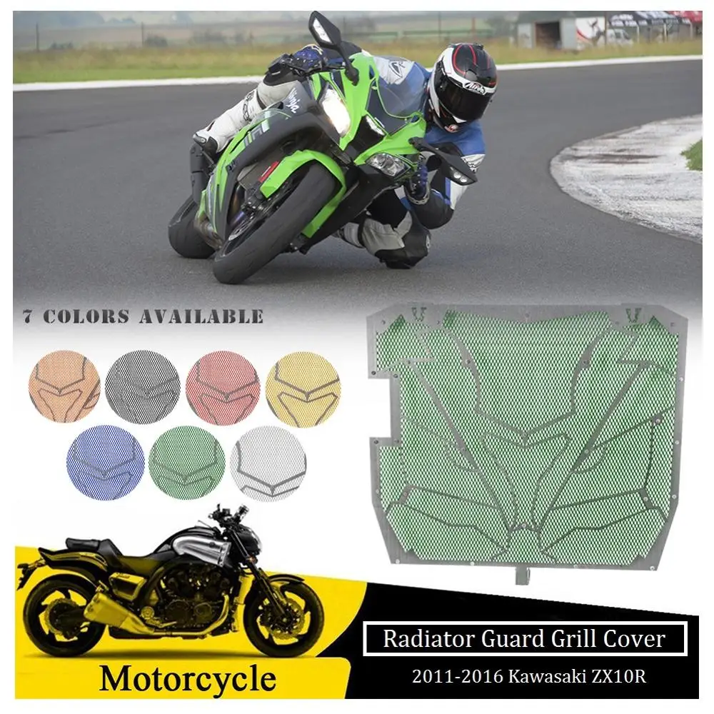Защита радиатора для Kawasaki Ninja ZX10R защитная крышка решетки 2011 2012 2013 2014 2015 2016 ZX 10R ZX1000