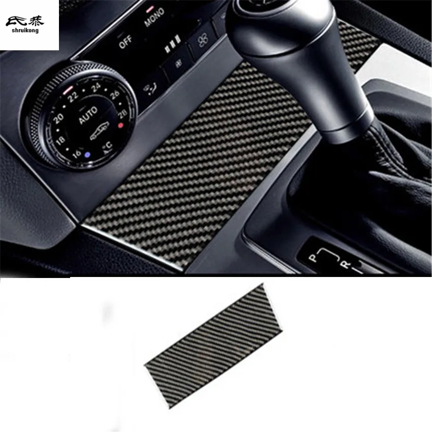 

1PC Epoxy Glue Real Carbon Fiber Cigarette Lighter Panel Cover For 2007-2013 Mercedes Benz W204 C200 C300 C180 C260 C63