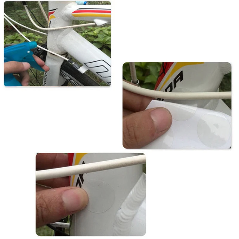 

15Pcs Anti Scratch Sheet Bike Bicycle Frame Protector Transparent Stickers