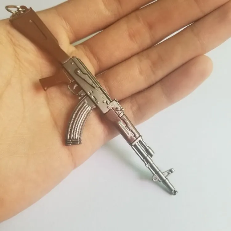 2020 PUBG Jedi Survival 98K мужской брелок пистолет fob подвеска AWM gun Модель M249 форма eat курица