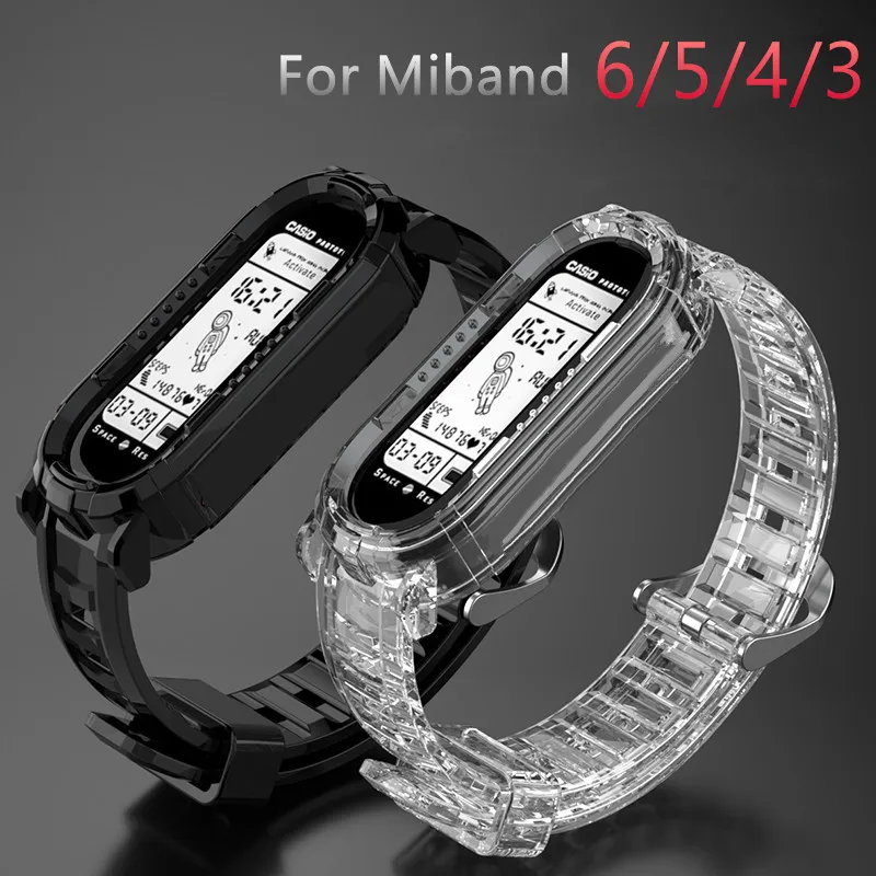 

Bracelet on Mi Band 4 5 6 Strap For Xiaomi Miband 6 5 4 3 Silicone Wristband Bracelet For Miband 6 5 Sports Bracelet Wristband