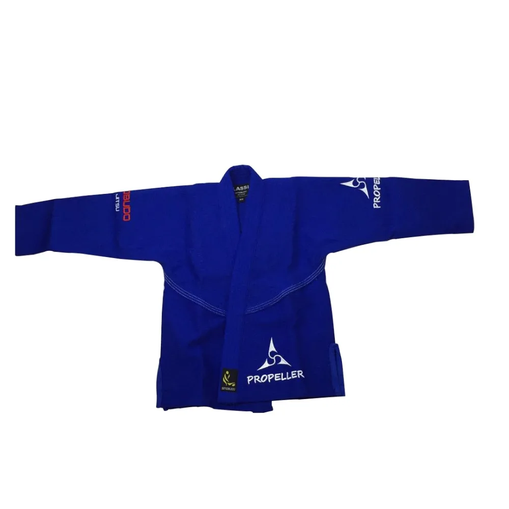 Черный/синий BJJ Gi Jiu Jitsu gi утолщенные тренировочные костюмы для детей и взрослых
