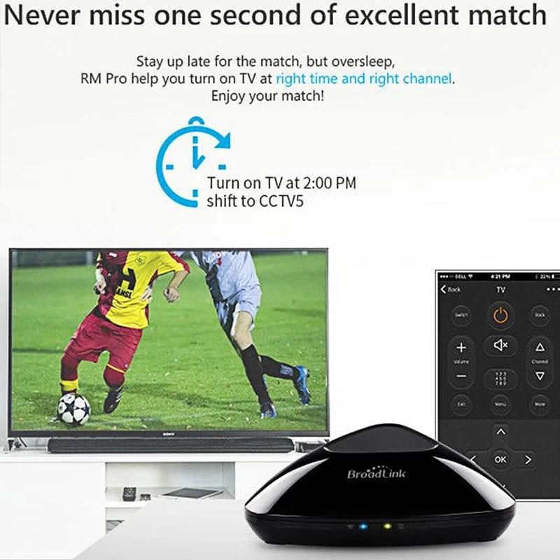 Broadlink оригинальный RM Pro WiFi + IR RF 4G приложение дистанционное управление работает