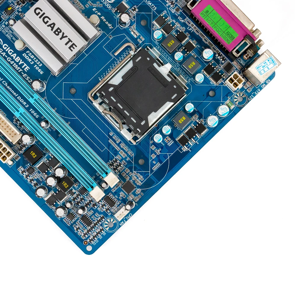 Материнская плата Gigabyte GA G41MT ES2L для настольных ПК G41 Socket LGA 775 Core 2 DDR3 8G Micro ATX