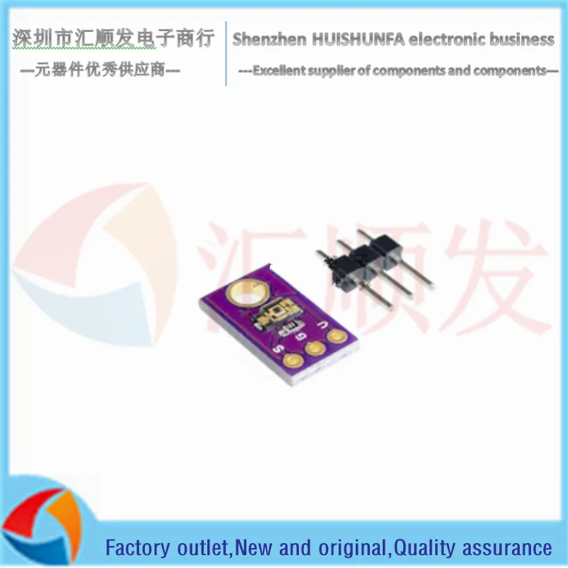 The TEMT6000 ambient light sensor simulates the light intensity module visible light sensor