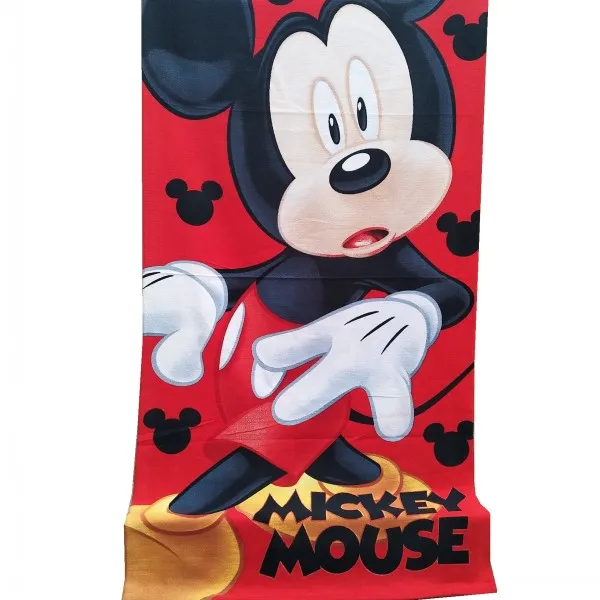 Mickey Mouse Disney Mc queen Cars, домашние банные и пляжные полотенца, одеяло для мальчиков и девочек, одежда для плавания, мочалка, полиэстер, 70x140 см - Цвет: Mickey Mouse