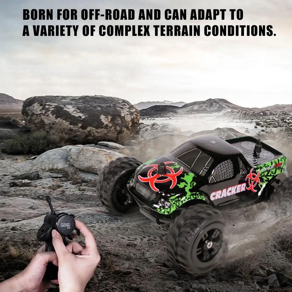 All Terrain RC Car High Speed Electric Vehicle Toy With 2.4 GHz Radio Controller Waterproof Off-Road Truck Model For Children | Игрушки и