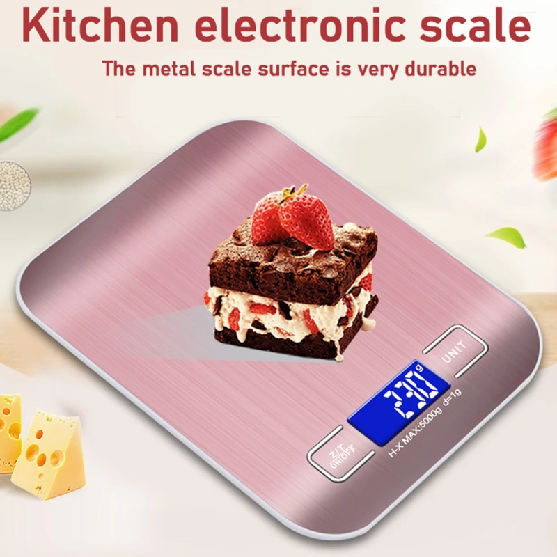 

Slim Electronic Kitchen Digital Scale 5kg/1g 10kg/1g Weight Weighing Balance