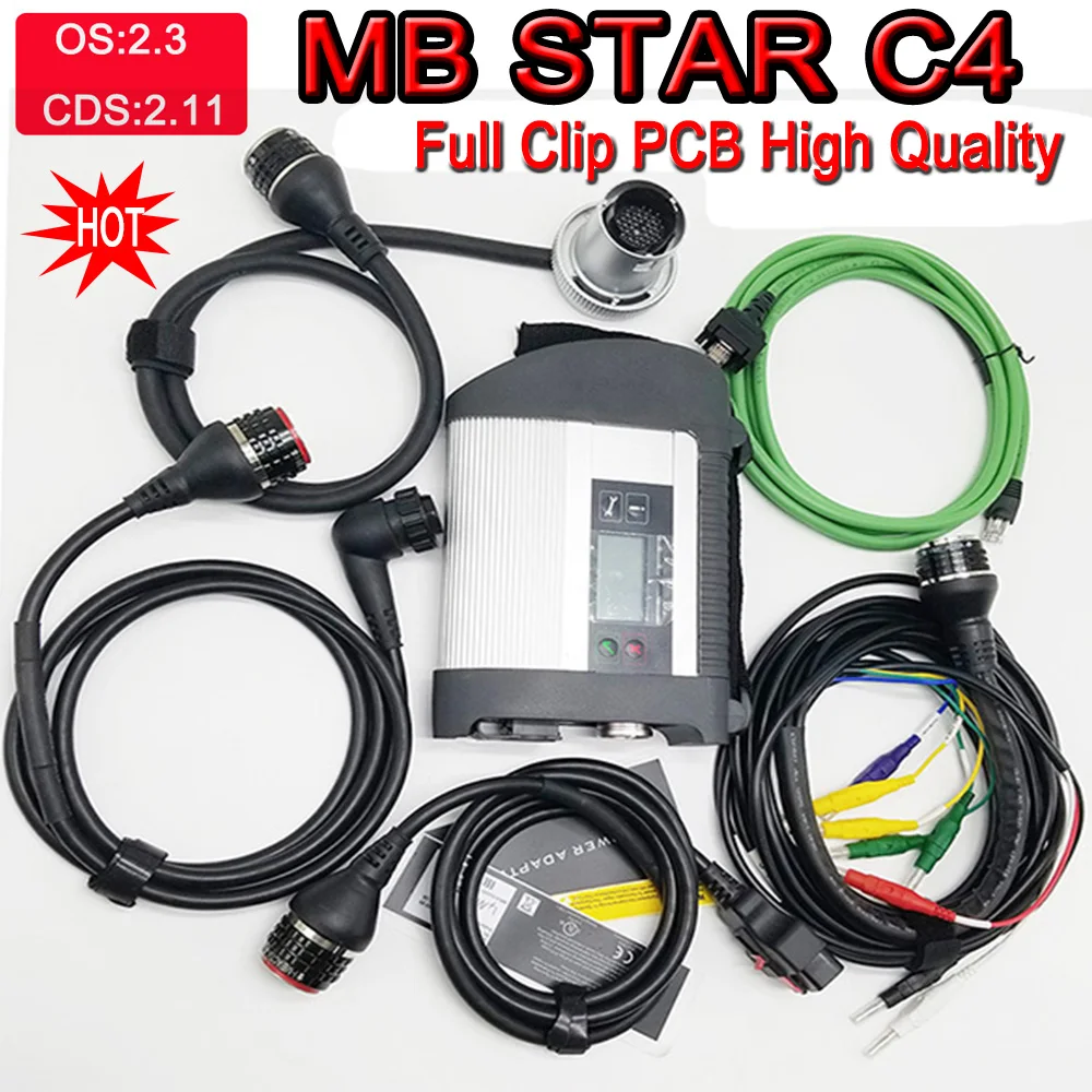 2022 Newest Full Chip MB STAR C4 SD Connect Compact C4 Software 06/2020V Mb Star Multiplexer Diagnostic Tool For Car &Truck 2018 top quality wifi mb star c5 update by mb star c4 mb sd diagnosis multiplexer c5 with software v2018 09 car diagnostic tool