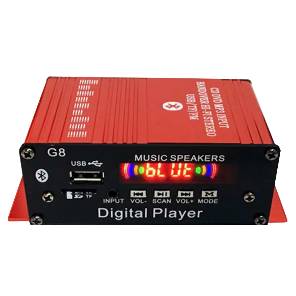 Стерео умный мини автомобильный усилитель мощности для дома 12 В аудио