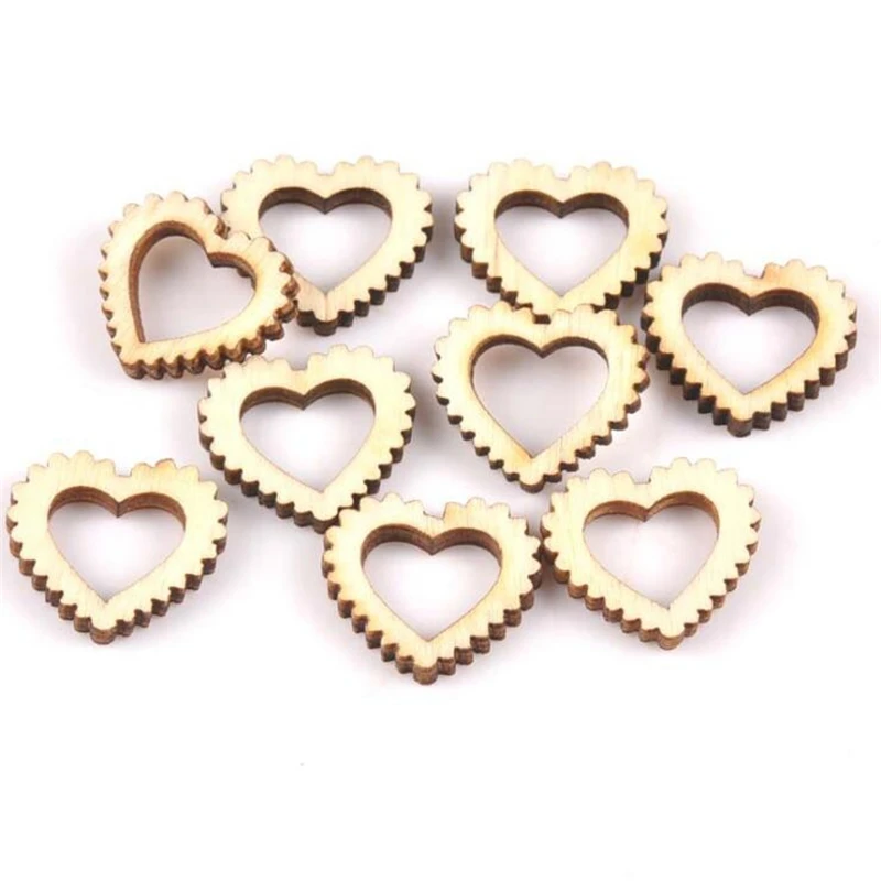 100 шт./лот милый смешанный Любовь в форме сердца Свадебный Стол рассеянный Декор