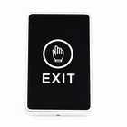 Инфракрасная кнопка выхода двери, сенсорный кнопочный переключатель, Бесконтактный с синим светом для электронной системы контроля доступа