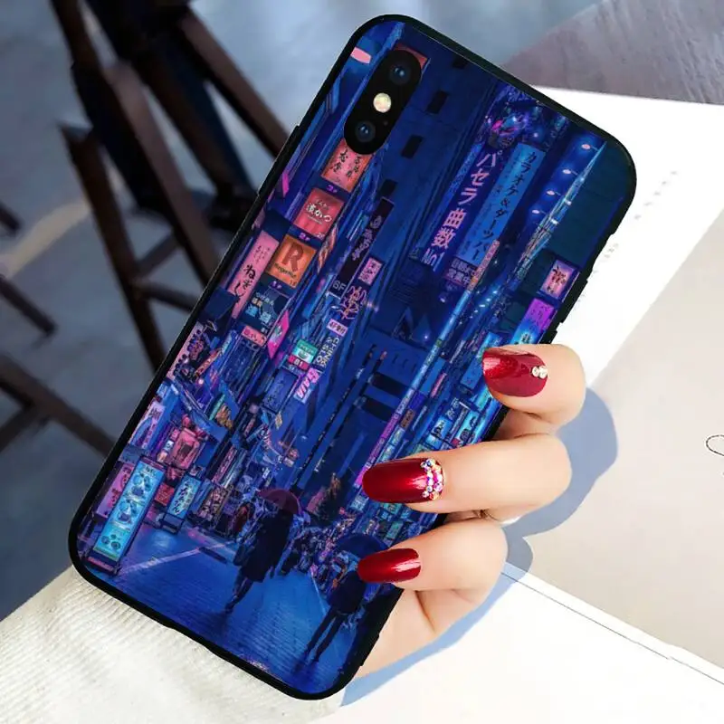 

Cyberpunk Phone Case For Black-Iphone 5 5s se 6 6s 7 8 11 12 X Xs Xr Pro Plus Max Mini Cover