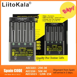 liitokala lii 500s lcd 3 7v 1 2v 18650 26650 21700 battery charger with screen test the battery capacity touch control free global shipping