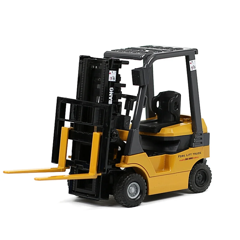 

TANG DYNASTY (TM)1:60 Alloy Fork Lift Truck Model Die-Cast Vehicle with Driver Engineering Vehicles Car Toy Model