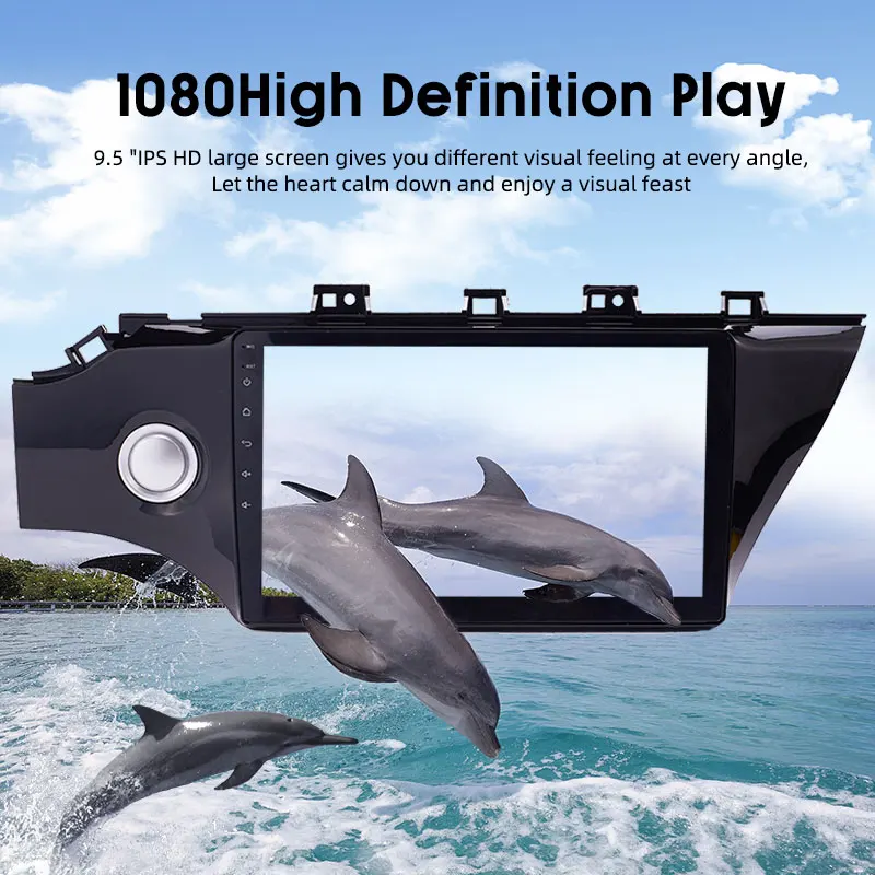 

Car Radio 10.1 Inch 2Din Android 9.1 GPS Navigation 45W*4 Bluetooth Touch Screen 1+16G WiFi Suitable for KIA K2 2017 2018 2019