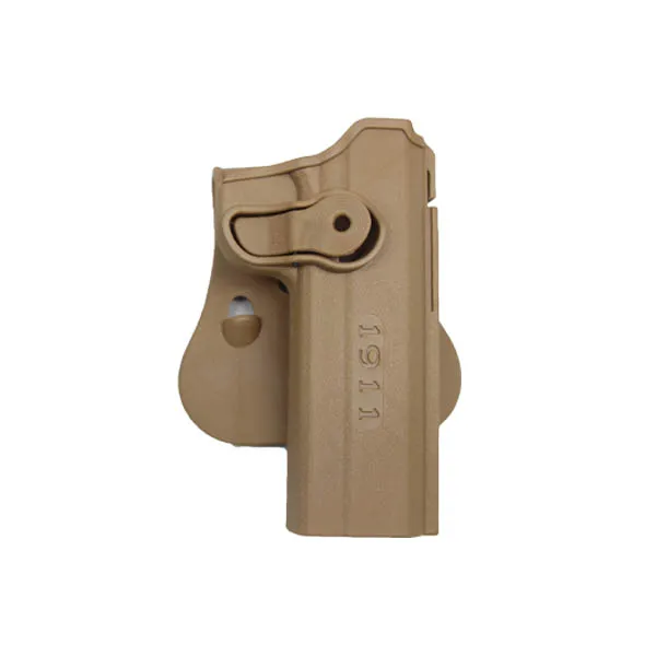 TA holster for 1911 Тактический IMI пистолет кобура для Glock 17 19 сгустков 1911 M9 правая рука поясной ремень охотничий Airsoft кобура для пистолета с журнальными сумками - Цвет: TA holster for 1911