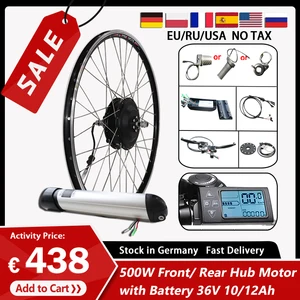 Комплект для электровелосипеда, 36 В, 500 Вт, 36 В, 12 Ач