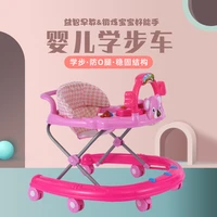 traditional baby walker 5 wheels waler for baby as gift with toddler toys and back handle baby toy car uo type design frame
