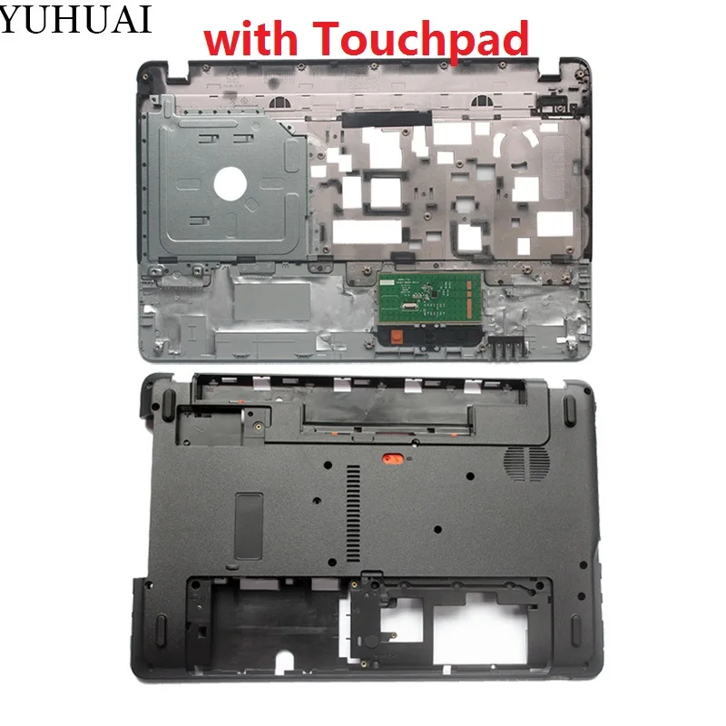 Чехол Обложка для acer Aspire E1-571 E1-571G E1-521 E1-531 Palmrest крышка/ноутбук Нижняя база чехол Крышка AP0HJ000A00 AP0NN000100 - Цвет: with touchpad C D