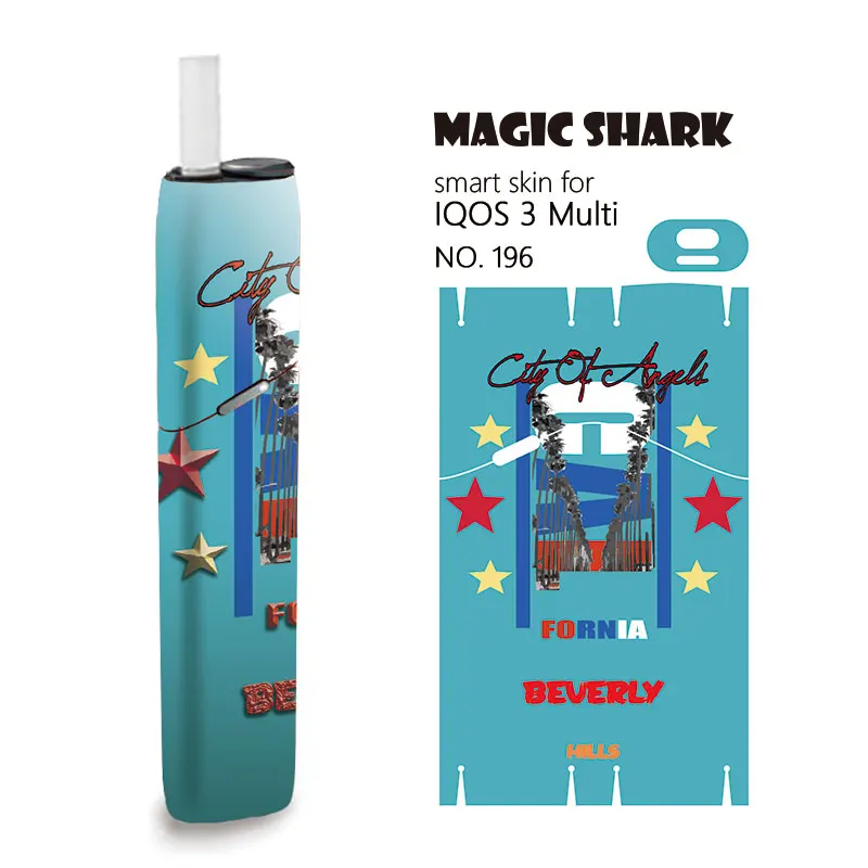 Модная наклейка Magic Shark для IQOS3 Multi на чехол IQOS 3 защитная пленка | Мобильные