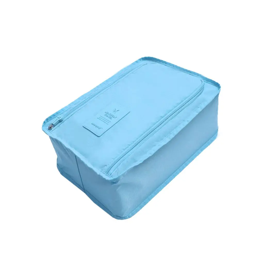blue Новая мультифункциональная сумка для путешествий, сумка, нейлон, 6 цветов Портативный Органайзер для сумки обуви Сортировка Лидер продаж - Цвет: blue