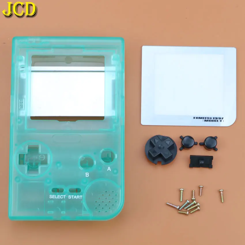 JCD 1 шт. пластиковый Полный Чехол Корпус Замена корпуса для Gameboy Карманная игровая консоль для GBP Оболочка Чехол с кнопками комплект