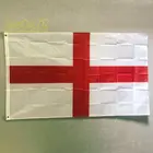 ZXZ, бесплатная доставка, английский флаг 90*150 см, красный, белый крест Святого Джорджа, Английский флаг детской лампы, Декор