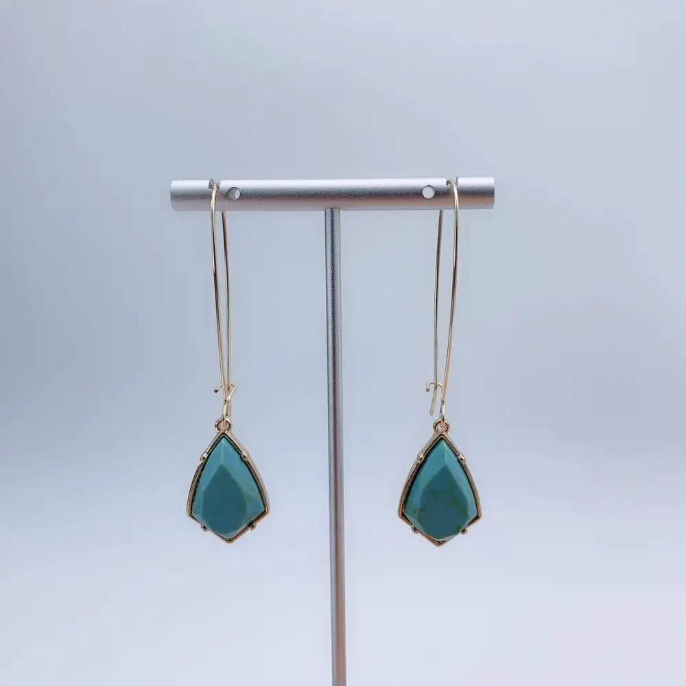 Золотые серьги Модные Ювелирные Свадебные подарки женские аксессуары хорошего