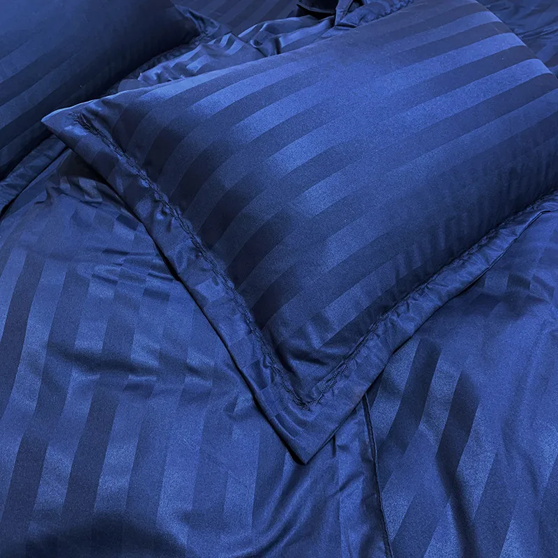 Однотонный Семейный комплект постельного белья пододеяльника размера King Size