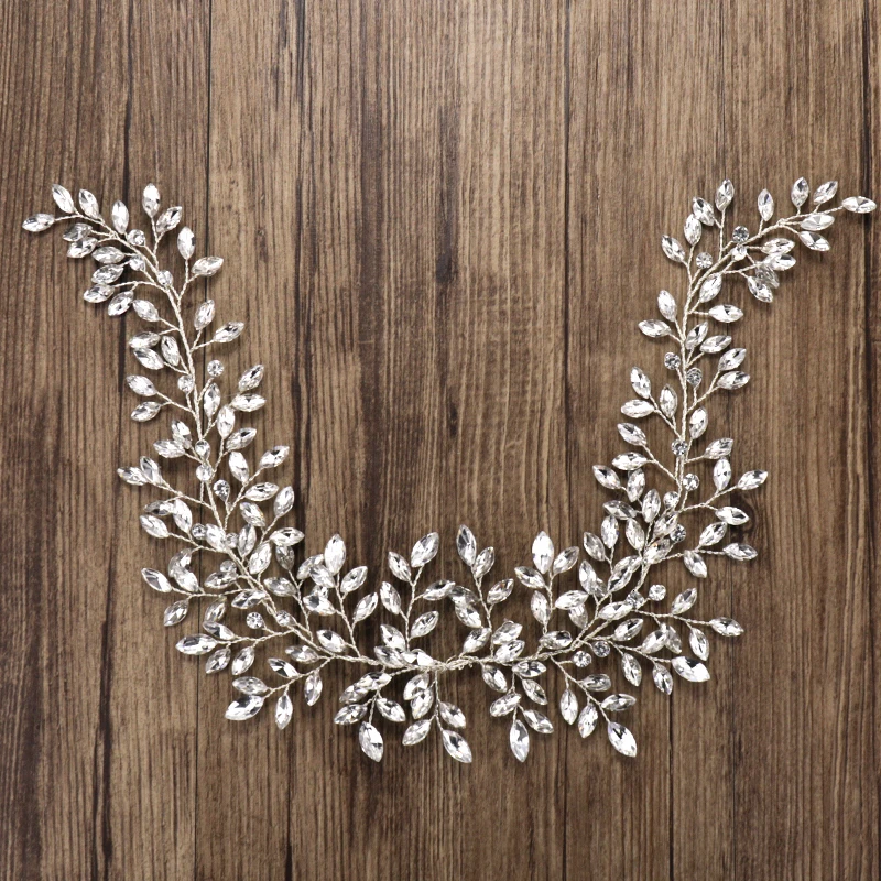 Свадебные аксессуары для волос Хрустальная лента роскошные украшения парадный
