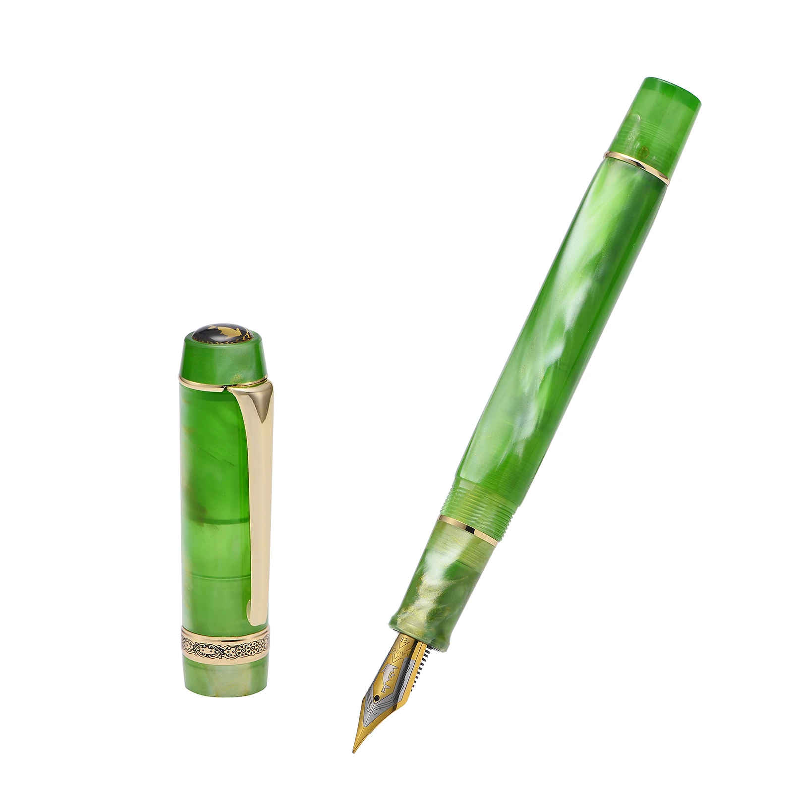 Целлулоидная перьевая ручка Kaigelu 316A красивый зеленый цвет иридиевые чернила EF/F/M