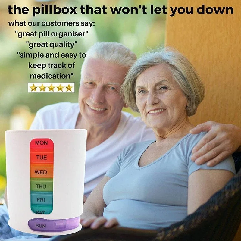 Для путешествий Медицина-держатель для планшета 7 дней в неделю диспенсер