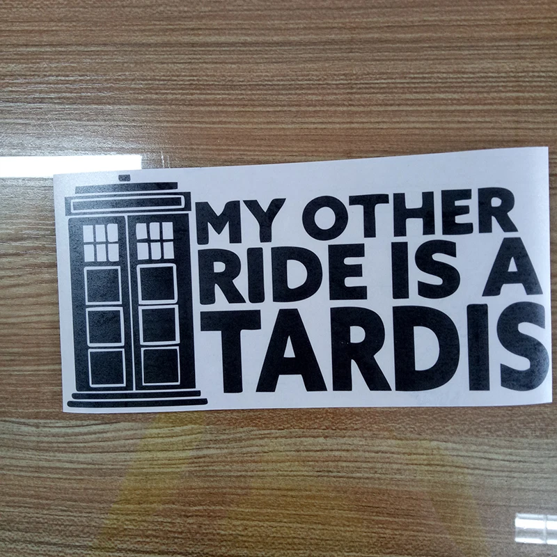 Автомобильные наклейки My Other Ride Is A Tardis Виниловая наклейка мотоциклетный шлем