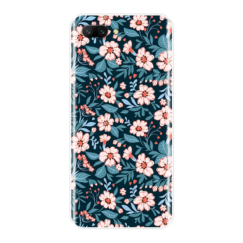 Силиконовый чехол для Huawei Honor 10 9 8 7 Lite винтажный мягкий с цветами 8X MAX 7S 7X 7A 7C Pro