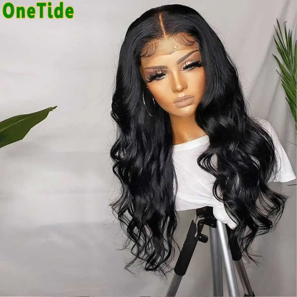 ONETIDE Pre Plucked Bodywave Lace Closure Wig 30 Inch Body Wave Lace Front Wig Brazilian Lace Front Human Hair Wigs For Women