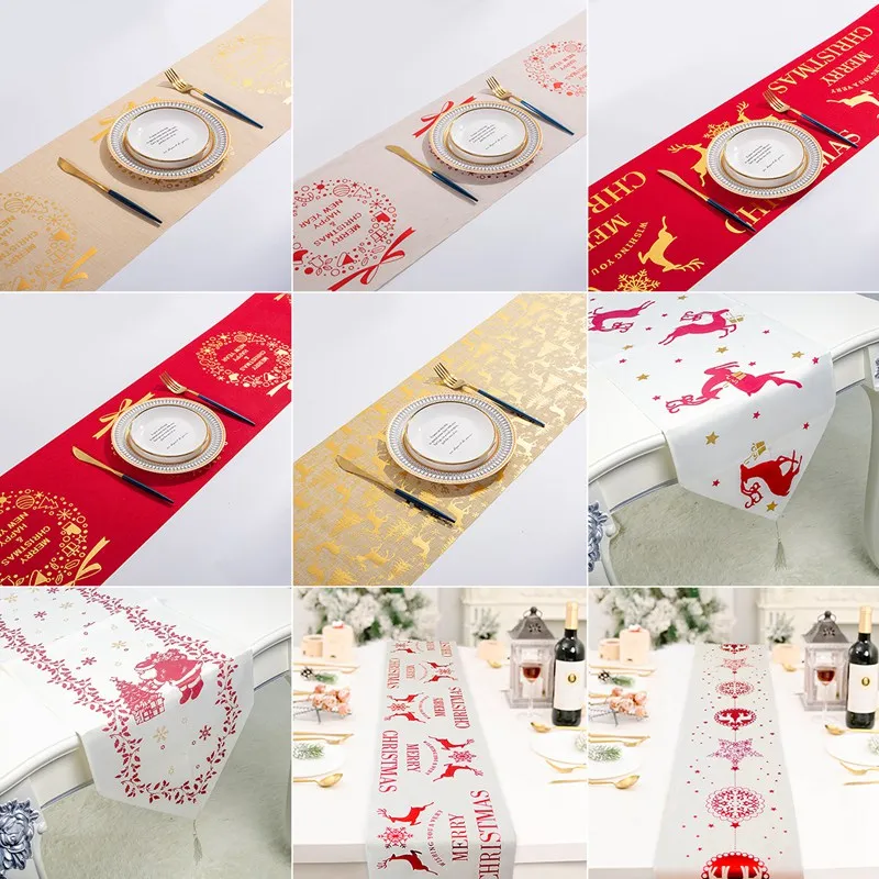 Рождественская скатерть рождественские украшения для дома 2020 Natal Noel ChristmasTable