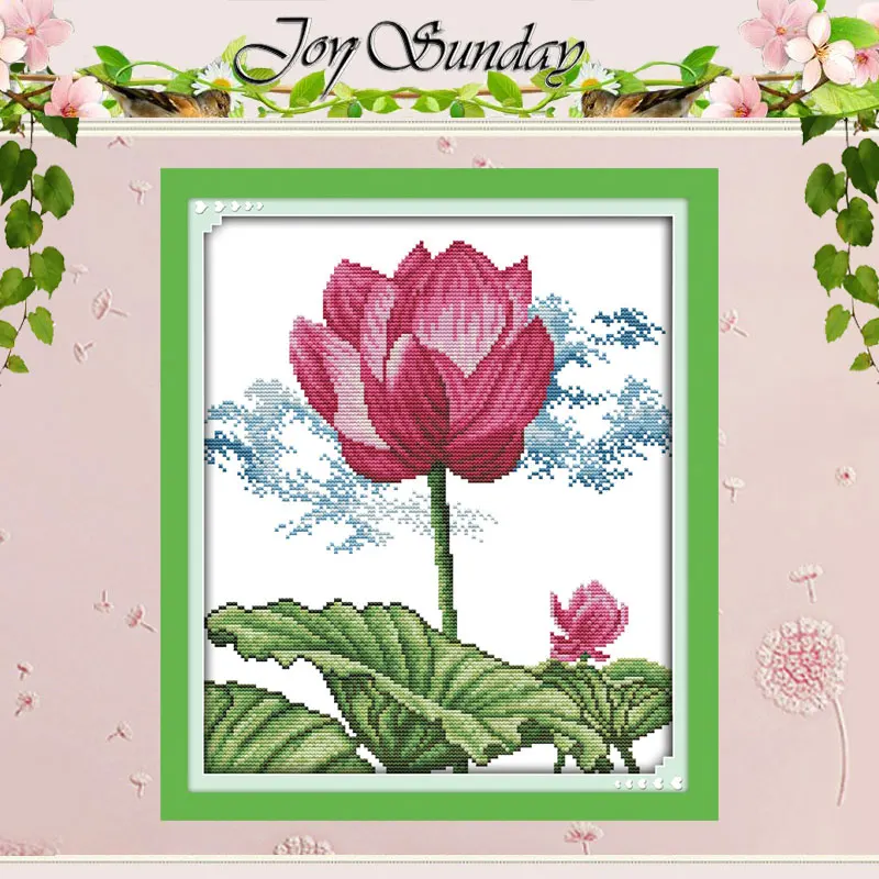 

Счетный крест The Dream Lotus, наборы для вышивки крестом 14CT, китайские наборы для вышивки крестиком, вышивка, рукоделие