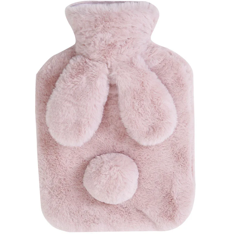 

Cartoon Rabbit Ears Plush Hot Water Bag in Winter Warm Pvc Anti-Scalding Leakproof