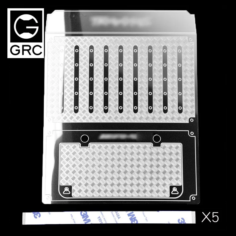 Pаспродажа Задняя крышка багажного отсека из нержавеющей стали, отделочная панель, применим для 1/10 радиоуправляемой модели автомобиля, модель G63, аксе... Pаспродажа Задняя крышка багажного отсека из нержавеющей стали, отделочная панель, применим для 1/10 радиоуправляемой модели автомобиля, модель G63, аксе...