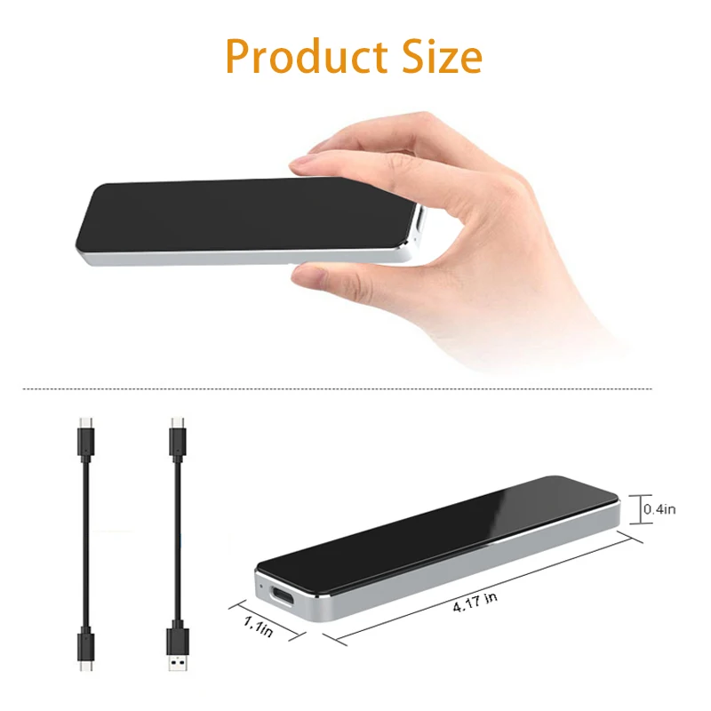 NVME PCIE usb3.1 корпус для жесткого диска M.2 на USB Type C 10 Гбит/с портативный внешний SSD |