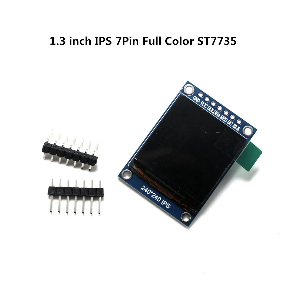 TFT дисплей 0 96 дюйма/1 3 дюйма IPS 7Pin SPI HD 65K полноцветный ЖК модуль ST7735 Привод IC 80*160 (не