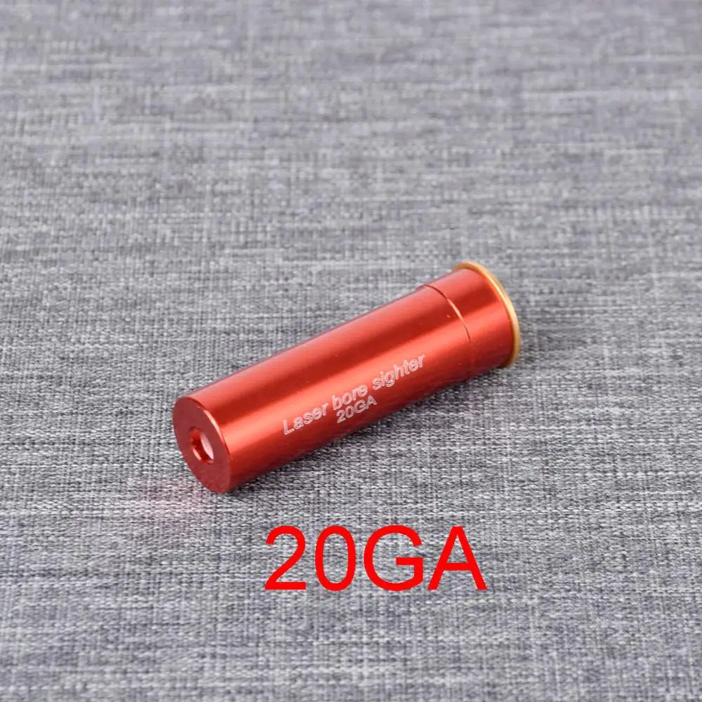 Тактический картридж без аккумулятора Красный лазерный прицел с калибровкой 12GA