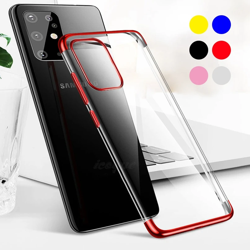 Силиконовый прозрачный чехол для Samsung Galaxy M51 M21s M31s A51 A71 S20 Fe Plus Ultra 5g A50 M30s M20 M11 A52 A72 A41